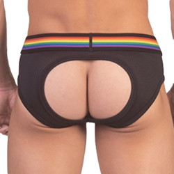 Barcode Berlin Backless PRIDE Noir